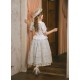 Miss Point Goose's Flower Basket Petal Hem Skirt(Reservation/3 Colours/Full Payment Without Shipping)